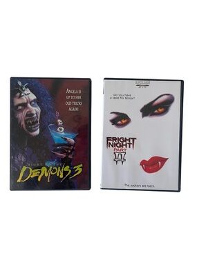 Rare Double Dvd Bundle. Night of the Demons 3 & Fright Night Part II (1988)